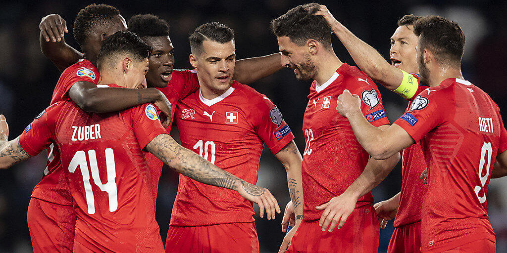 Am Schluss konnten sich die Schweizer doch noch über einen geglückten Auftakt in die EM-Qualifikation freuen