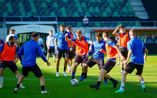 Schweiz Liechtenstein Fussball Nati Training Deutschland