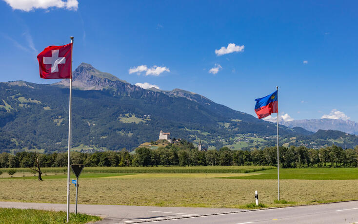 Grenzübergang in Balzers