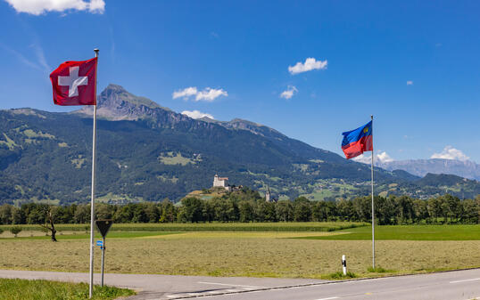 Grenzübergang in Balzers