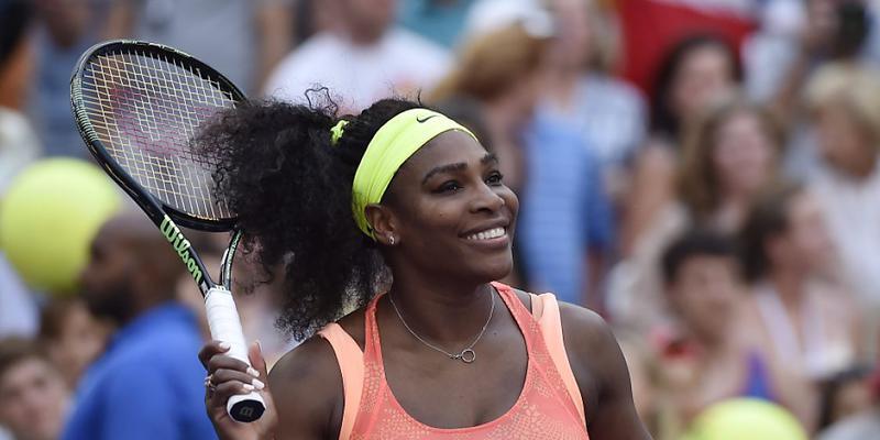 Serena Williams hatte gegen Madison Keys gut lachen Serena Williams hatte gegen Madison Keys gut lachen