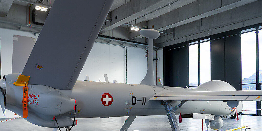 Sie ähnelt einem Segelflieger: Die neue Drohne Hermes 900 HFE für das Aufklärungsdrohnensystem 15 (ADS 15).