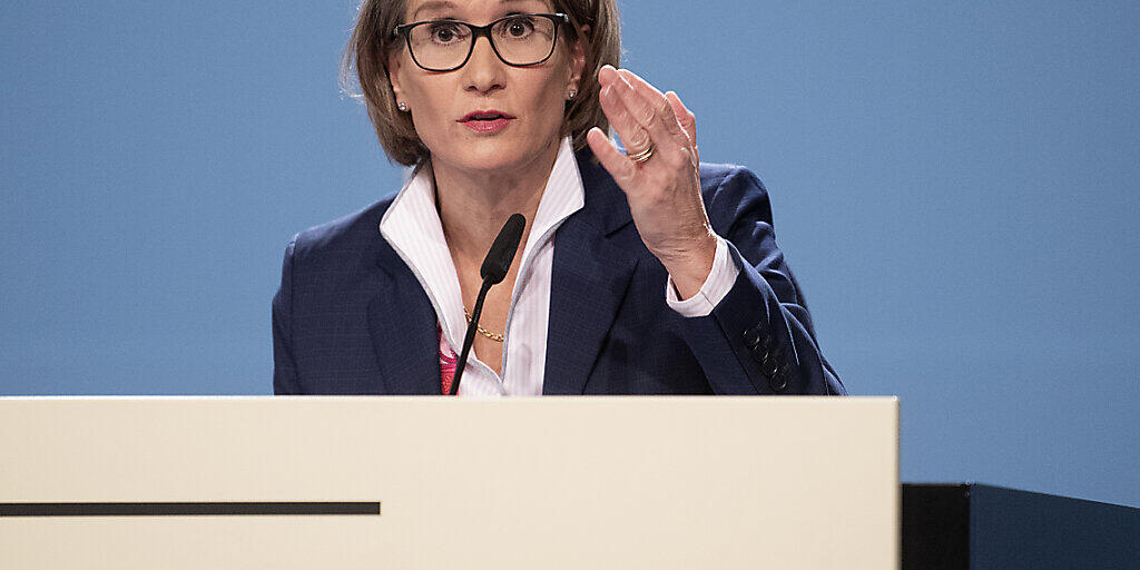 Andrea Maechler, Mitglied des Direktoriums der Schweizerischen Nationalbank, ist gegen höhere Ausschüttungen an Bund und Kantone zur Finanzierung der Massnahmen gegen die Coronakrise. (Archivbild) Andrea Maechler, Mitglied des Direktoriums der Schweizerischen Nationalbank, ist gegen höhere Ausschüttungen an Bund und Kantone zur Finanzierung der Massnahmen gegen die Coronakrise. (Archivbild)