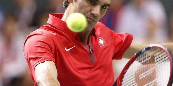 Roger Federer hatte gegen Fabio Fognini alles im Griff.