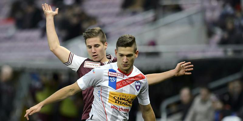 Janko Pacar (vorne) - hier noch im Dress des FC Chiasso