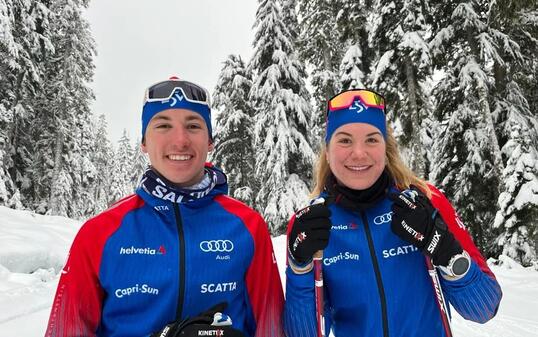 Robin Frommelt und Nina Riedener U23-WM in Whistler 2023