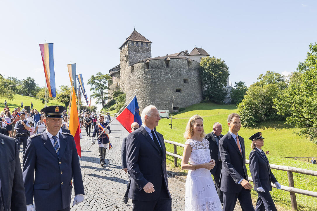 Staatsfeiertag: Staatsakt auf Schloss Vaduz