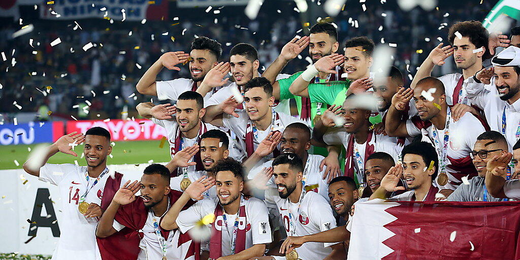 Die Freude bei den Spielern von Katar ist gross