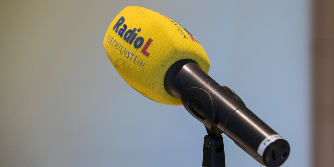Radio L Mikrofon in Vaduz Radio L Mikrofon in Vaduz