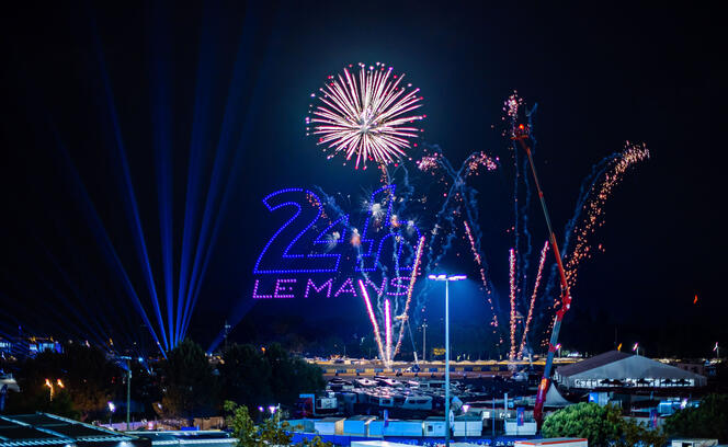 Feuerwerk in Le Mans 2023