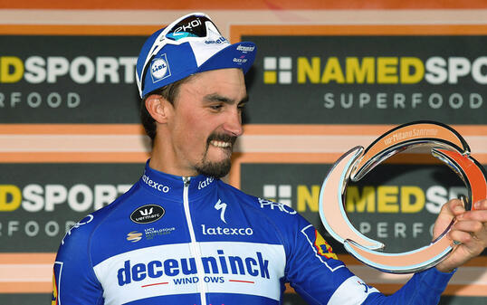 In bestechender Form: Der Franzose Julian Alaphilippe gewinnt den ersten Klassiker der Saison von Mailand nach Sanremo