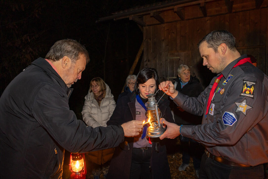 Friedenslicht 2025 in Liechtenstein (17.12.2025)