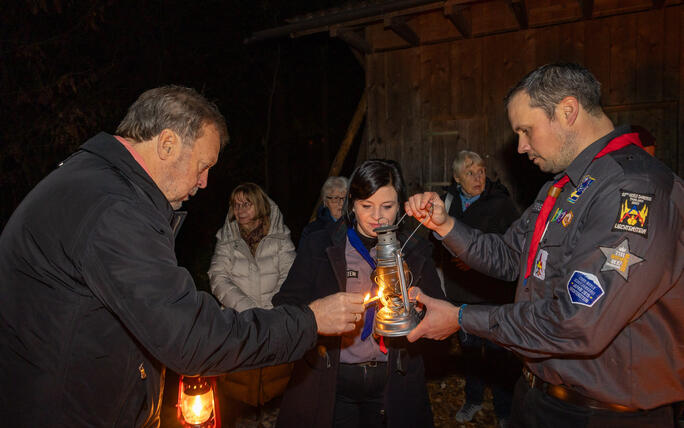 Friedenslicht 2025 in Liechtenstein (17.12.2025)