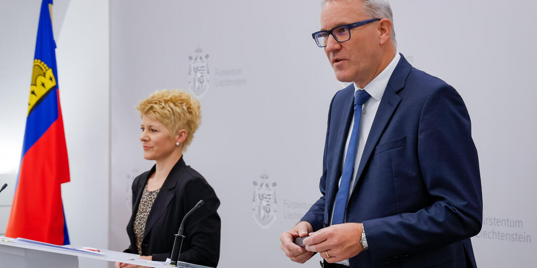 Liechtenstein Vaduz Medienraum Regierungsgebaeude PK Konzept Raum und Mobilitaet 2025 Regierungsrat Daniel Oehry Liechtenstein Vaduz Medienraum Regierungsgebaeude PK Konzept Raum und Mobilitaet 2025 Regierungsrat Daniel Oehry
