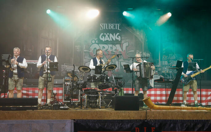 Fr&uuml;hlingsfest in Grabs, St. Gallen, Schweiz