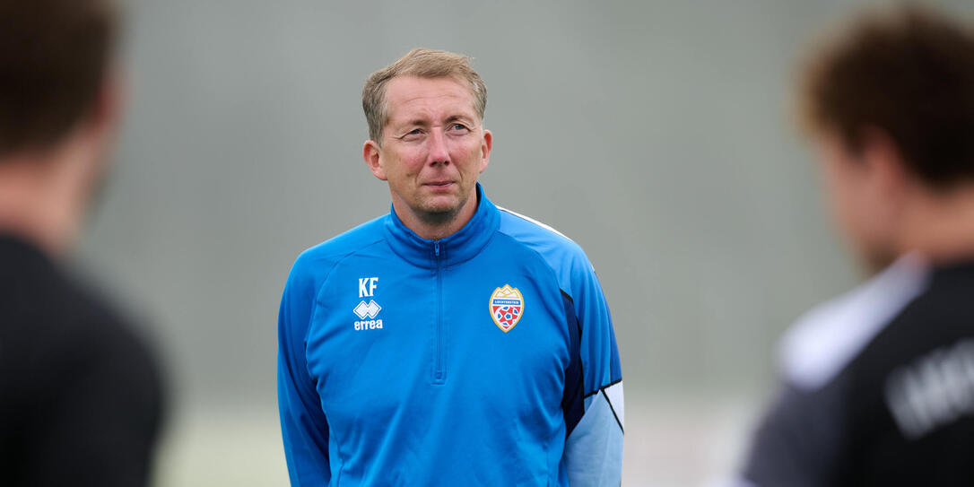 Konrad Fünfstück fordert von seinem Team, aktiv gegen den Mann zu spielen.