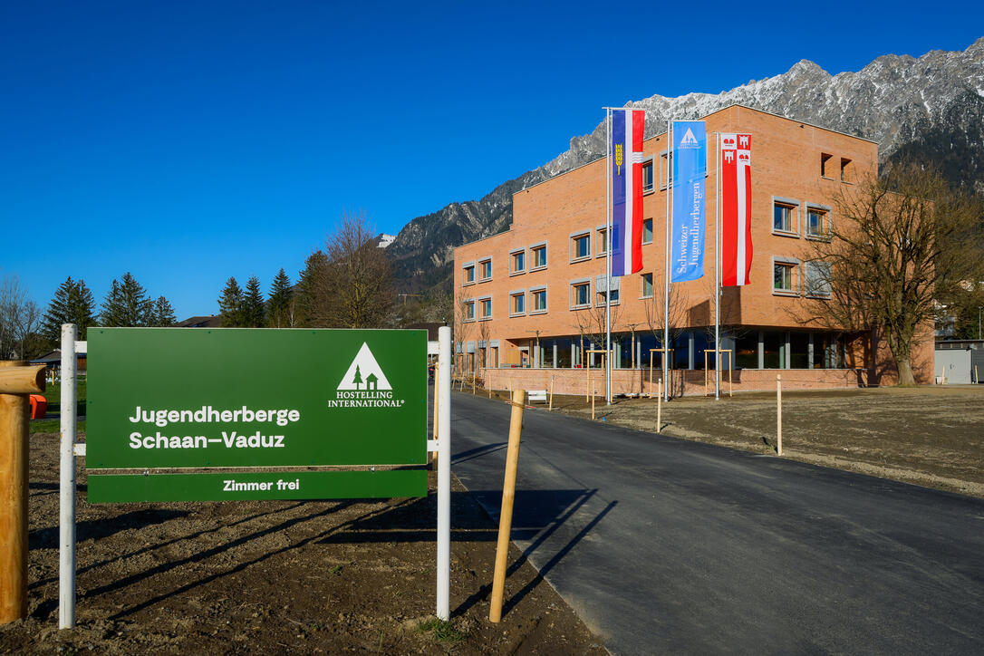 Liechtenstein Schaan Vaduz Neueroeffnung Jugendherberge