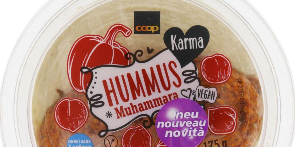 Enthält Walnuss und Gluten und ist damit für Allergiker gefährlich: Der von Coop zurückgerufene "Karma"-Hummus.