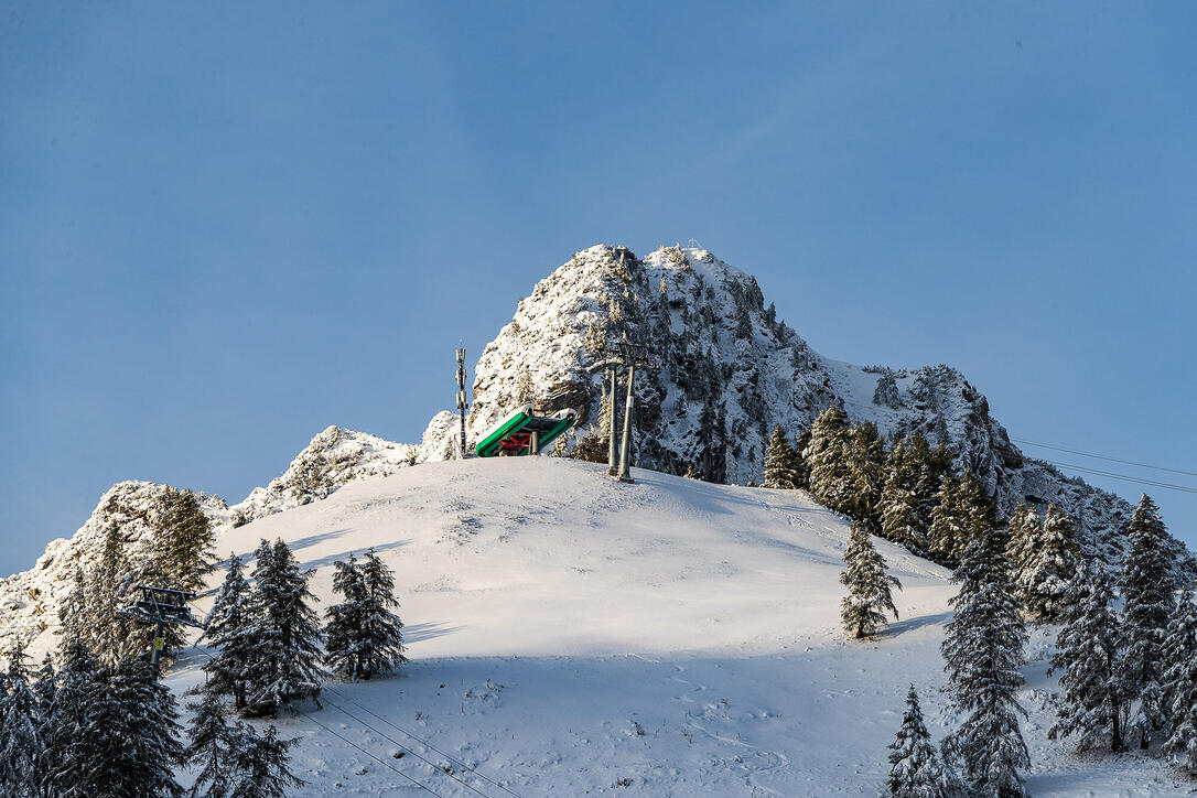 Erster Schnee in Liechtenstein