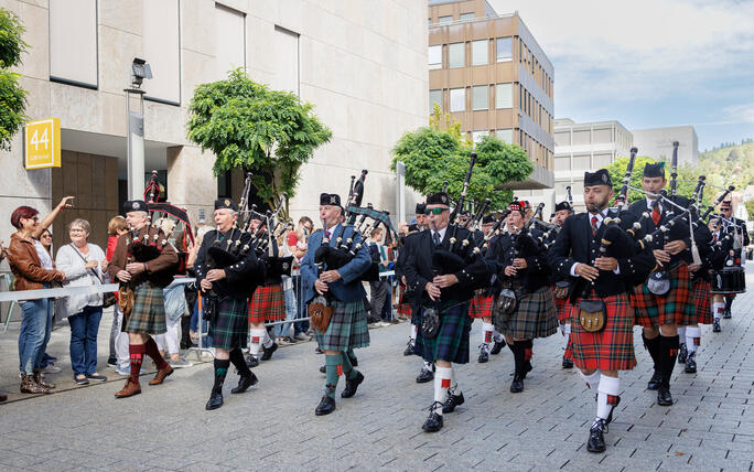 Princely Tattoo Parade in Vaduz