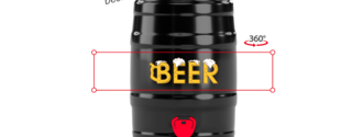 Bierfass Brauhaus personalisierbar