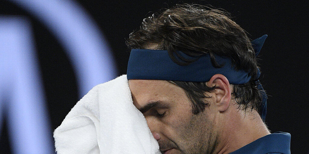 Fand kein Mittel gegen den jungen Griechen Stefanos Tsitsipas: Roger Federer scheiterte in Melbourne bereits im Achtelfinal