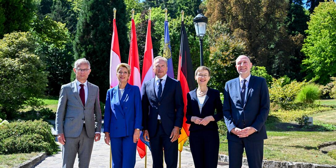 Réunion des ministres des Finances germanophones - Photo de famille