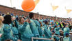 Liechtensteiner Delegation bei der Gymnaestrada 2023 in Amsterdam