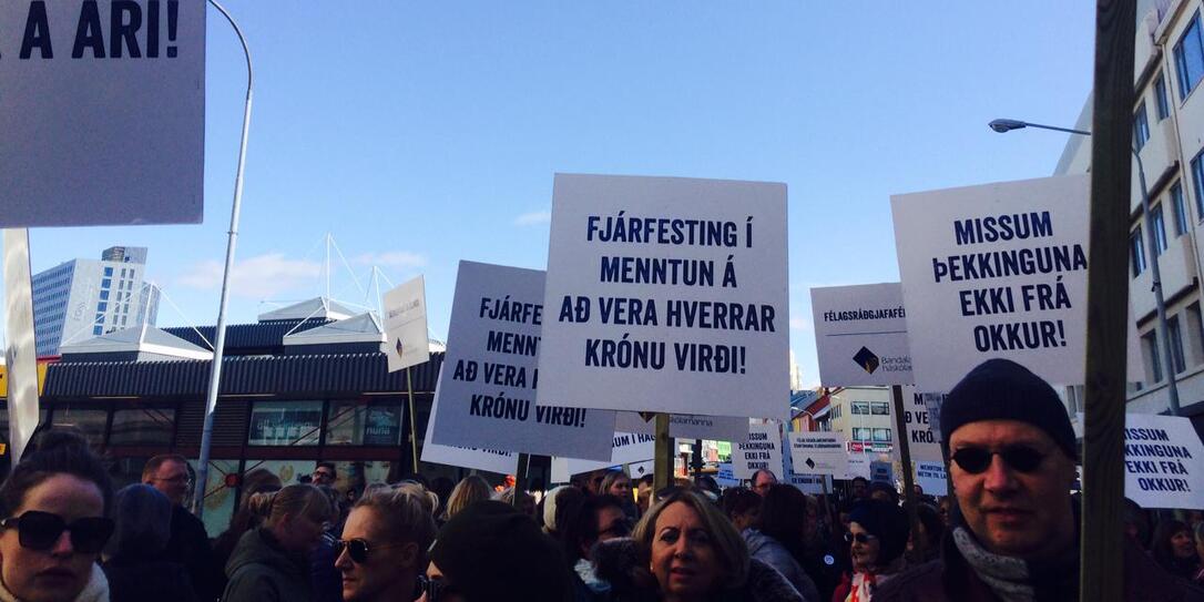 Die Isländer streiken seit Wochen.