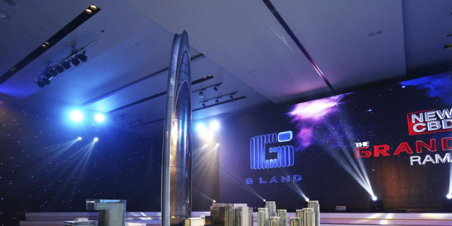 So soll der "Super Tower" aussehen (Bild: Grand Canal Land Plc)