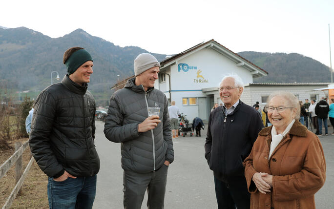 Funkensamstag in Rüthi,
