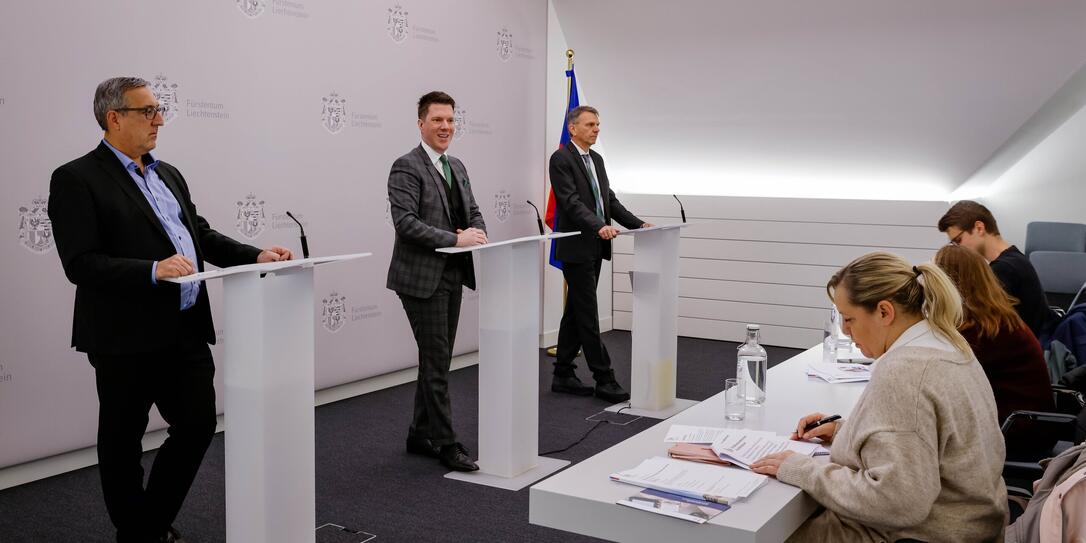Liechtenstein Vaduz Regierung PK Elektronisches Gesundheitsdossier