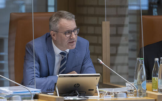 Liechtensteiner Landtag in Vaduz