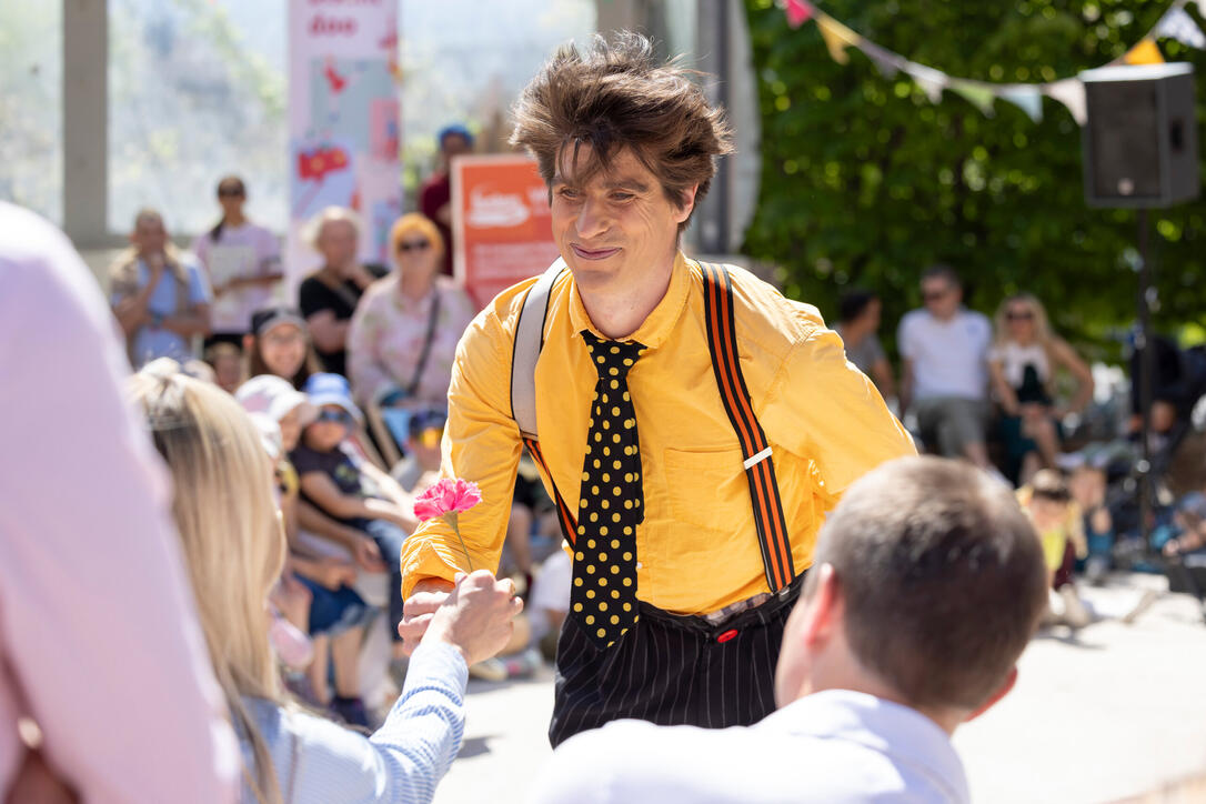 Buskers Strassenkunstfestival in Vaduz