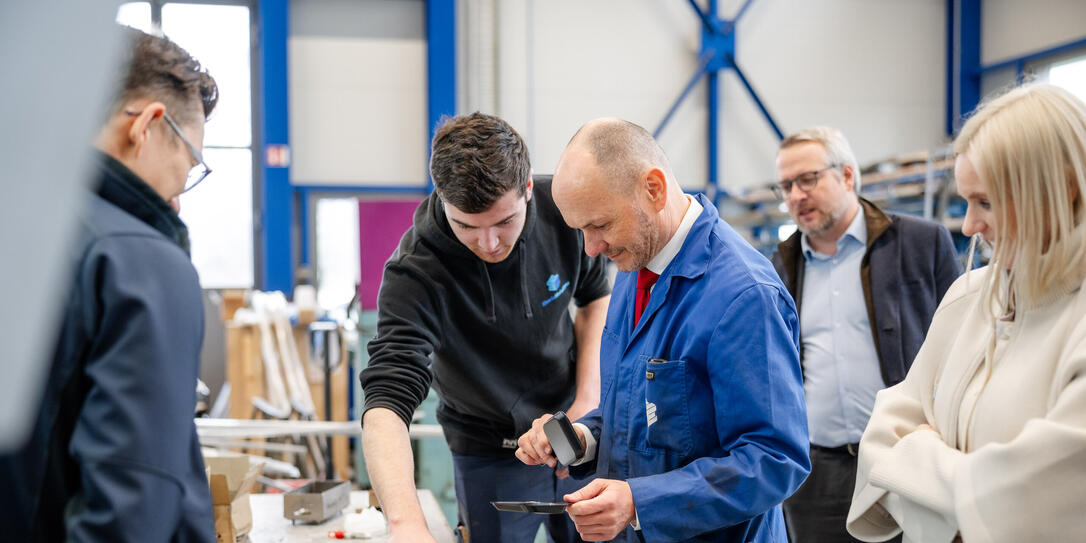 Besuch BerufsCheck – Eberle Metallbau AG