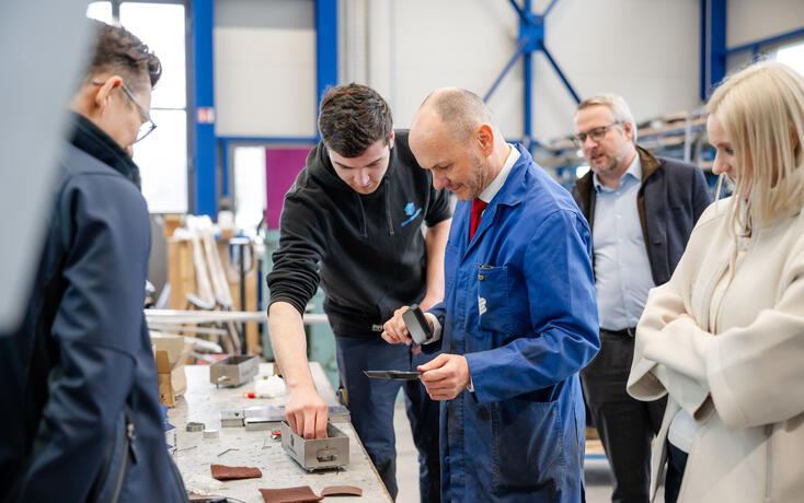 Besuch BerufsCheck &ndash; Eberle Metallbau AG
