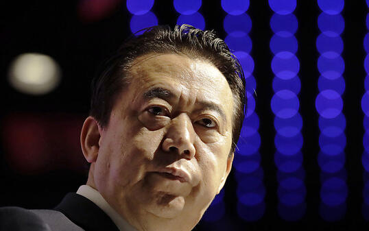 Ist möglicherweise innerchinesischen Machtkämpfen hinter den Kulissen zum Opfer gefallen: der von Peking entführte und zum Rücktritt gezwungene Interpol-Chef Meng Hongwei.