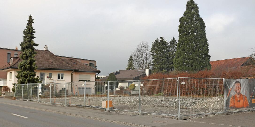 Baustelle Tankstellenprojekt Schaan