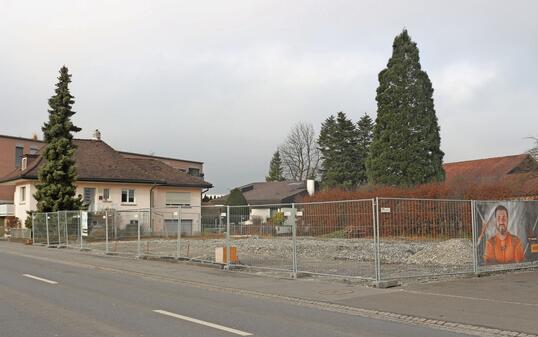 Baustelle Tankstellenprojekt Schaan
