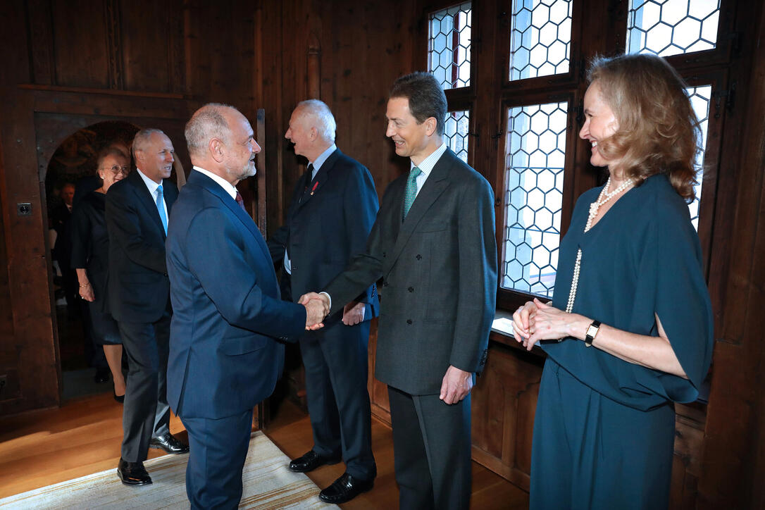 Neujahrsempfang für das diplomatische Corps auf Schloss Vaduz