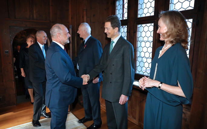 Neujahrsempfang für das diplomatische Corps auf Schloss Vaduz