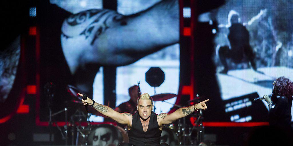 Am Freitag um 11 Uhr startet der Vorverkauf für Robbie Williams' Konzert am 2. September 2017 im Zürcher Letzigrund. (Archivbild) Am Freitag um 11 Uhr startet der Vorverkauf für Robbie Williams' Konzert am 2. September 2017 im Zürcher Letzigrund. (Archivbild)