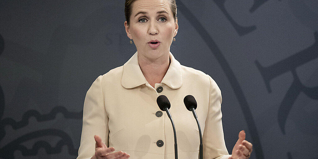 Die dänische Ministerpräsidentin Mette Frederiksen. Foto: Liselotte Sabroe/Ritzau Scanpix Foto/AP/dpa