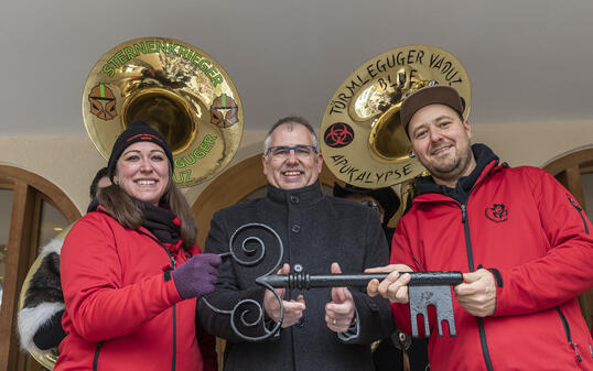 Fasnachtsbeginn in Vaduz