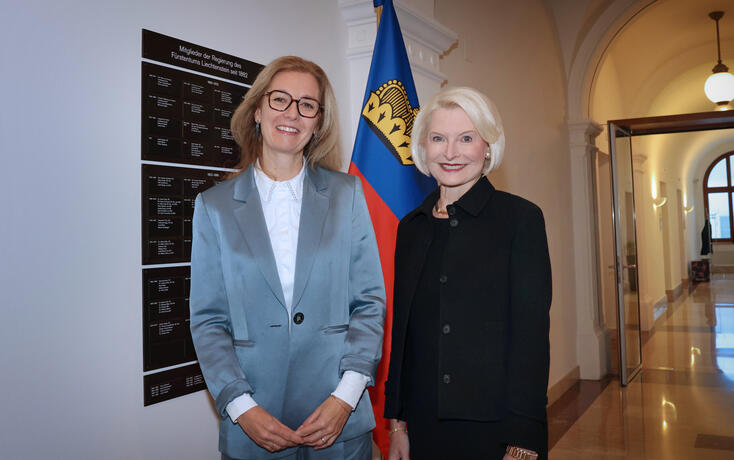 Überreichung des Beglaubigungsschreibens an S. D. Erbprinz Alo