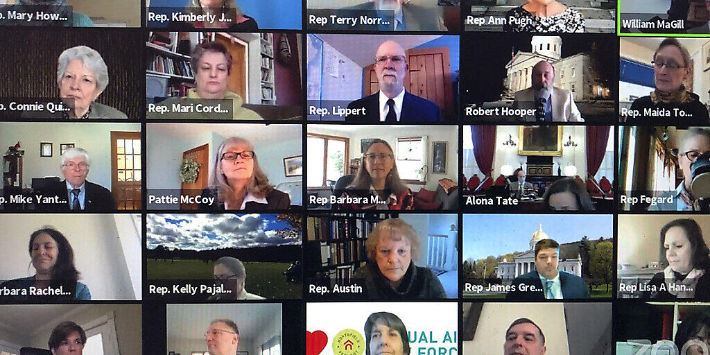 Der Videodienst Zoom w&auml;chst dank des anhaltenden Trends zum Homeoffice weiter rasant. (Symbolbild)