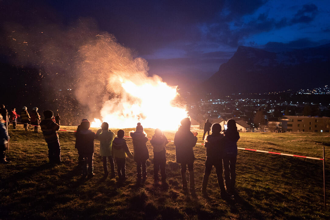 Funkensonntag in Balzers