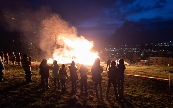 Funkensonntag in Balzers