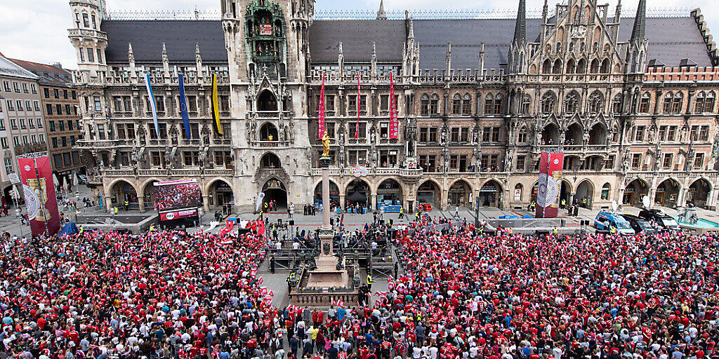 Eine öffentliche Meisterfeier von Bayern München wie im Vorjahr nach dem Double-Gewinn wird es in diesem Jahr nicht geben