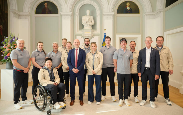 Empfang der Athletinnen und Athleten Milano-Cortina 2026